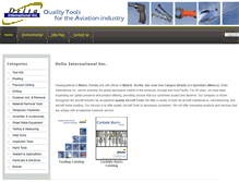 Tablet Screenshot of deltaintl.com